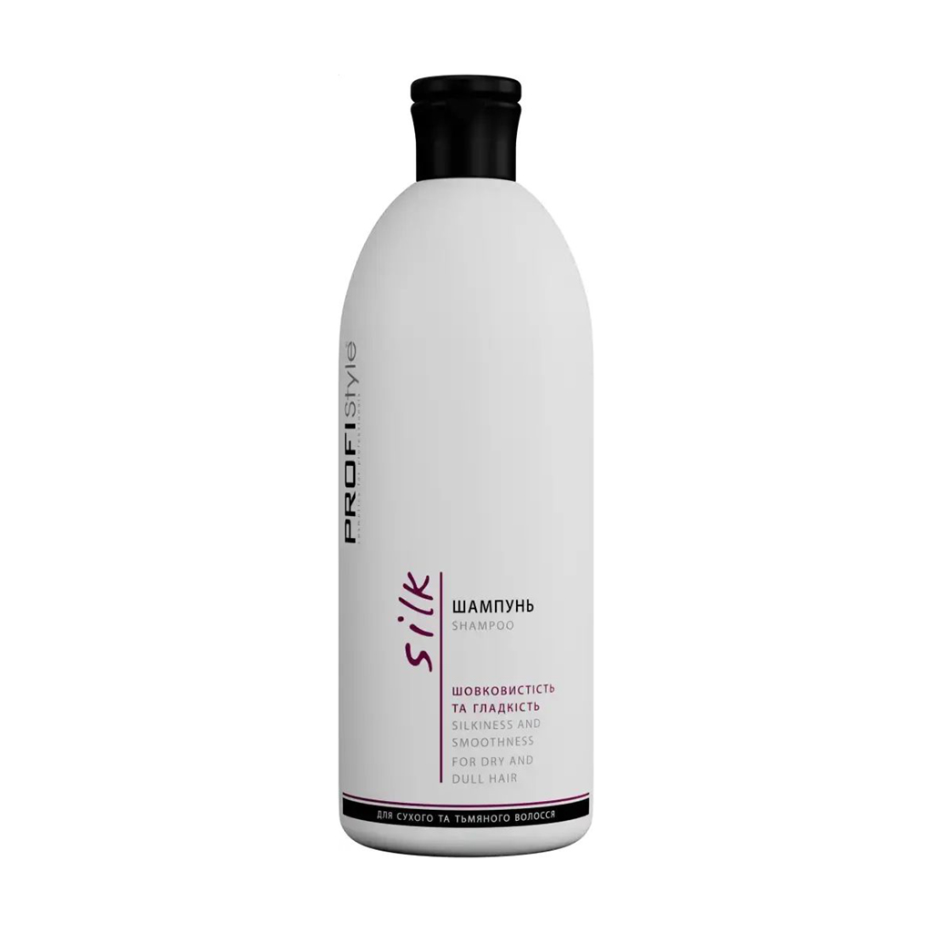 Шампунь Profi Style Silk Shampoo Шовковистість та гладкість, для сухого та тьмяного волосся, 500 мл